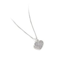 Collana Ambrosia Donna Cuore in Oro bianco Zircone AGZ265 - AGZ265